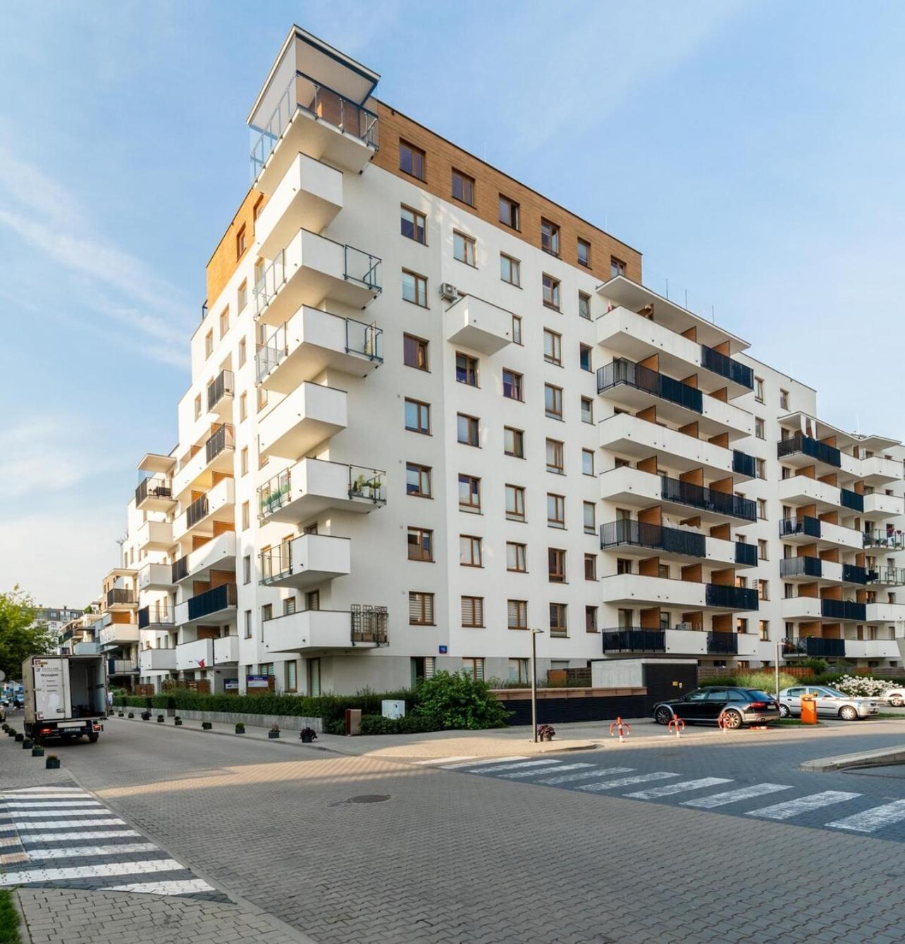 Modern 70M Apartment With Private Garden Metro Warsaw Exterior photo